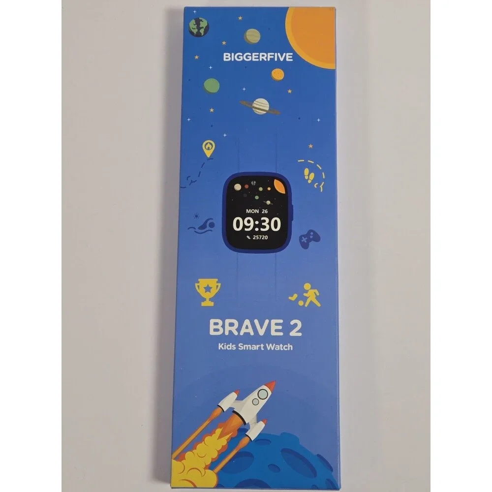 BIGGERFIVE Brave 2 Kids Smart Watch BW02 Lilac Fitness Tracker New Sealed